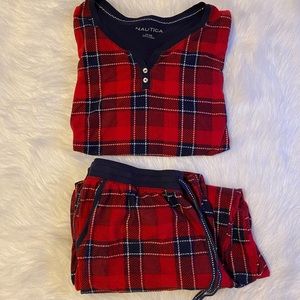 Nautica Women's Size XXL Plaid Pajama Set